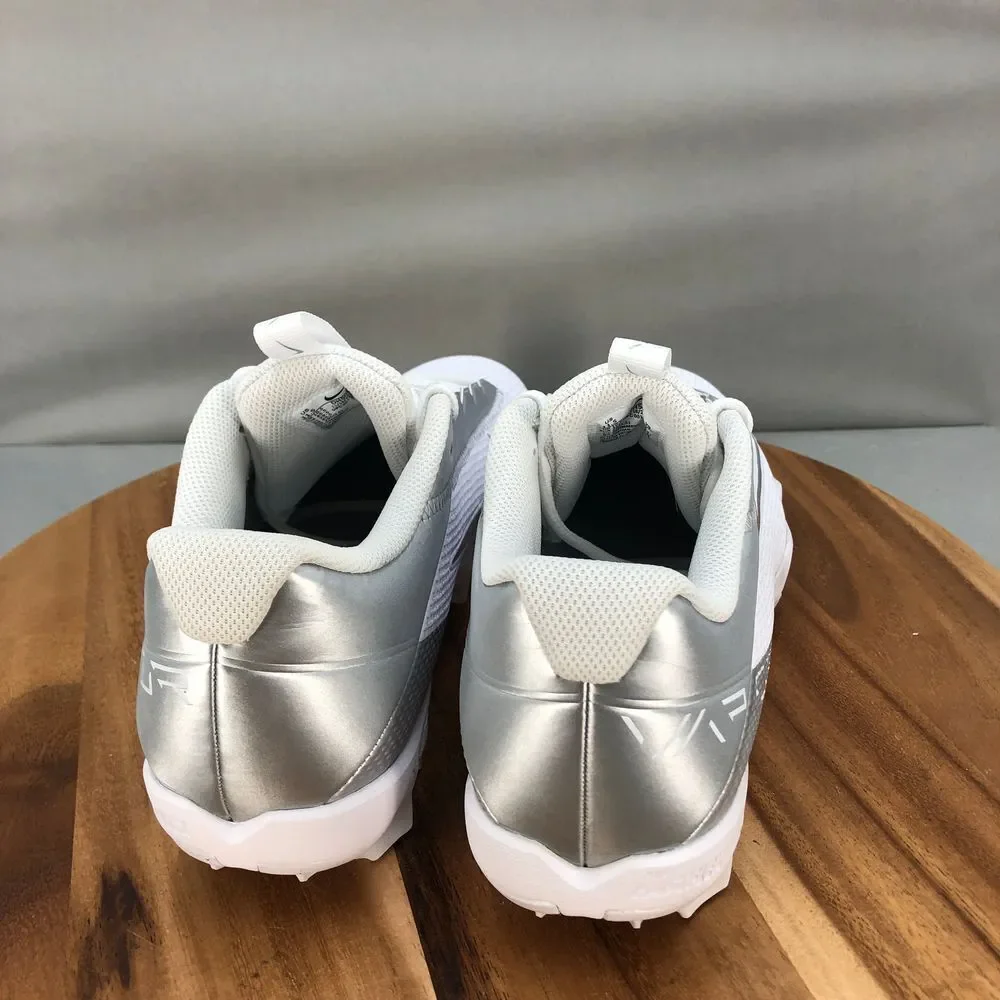 Nike Vapor Edge Shark‎ 2 Football Cleats Mens 16 White Silver Performance